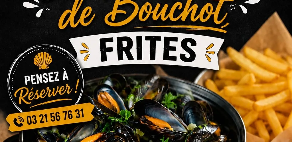 30 août - Braderie Noeux-les-Mines : Moules-Frites !
